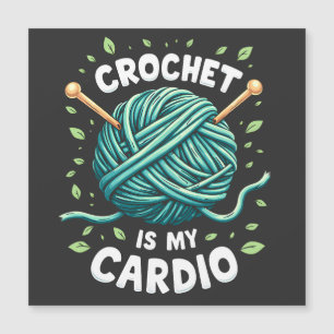 Crochet is my cardio Sewing yarn  Fitness  