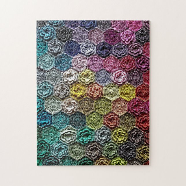 Crochet jigsaw bywhacky jigsaw puzzle (Vertical)