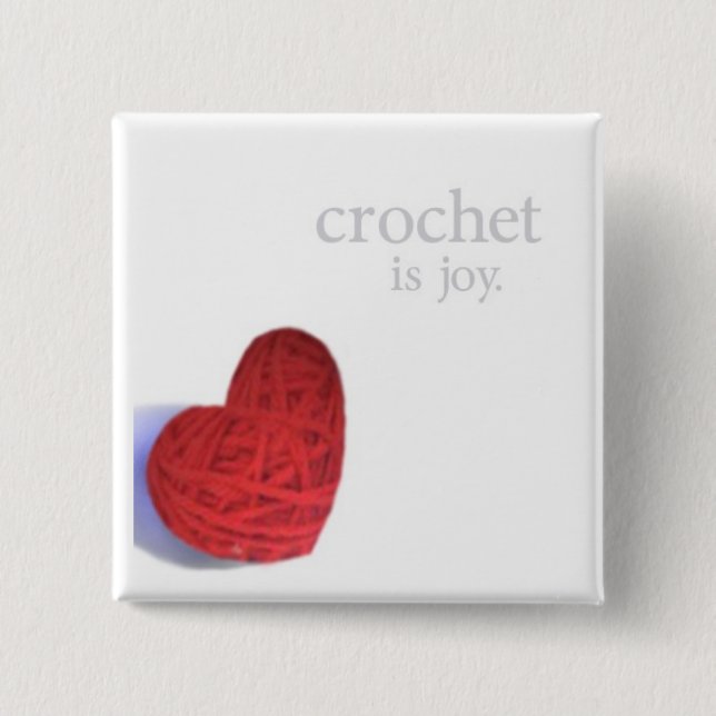 crochet joy button (Front)