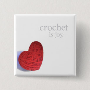 crochet joy button