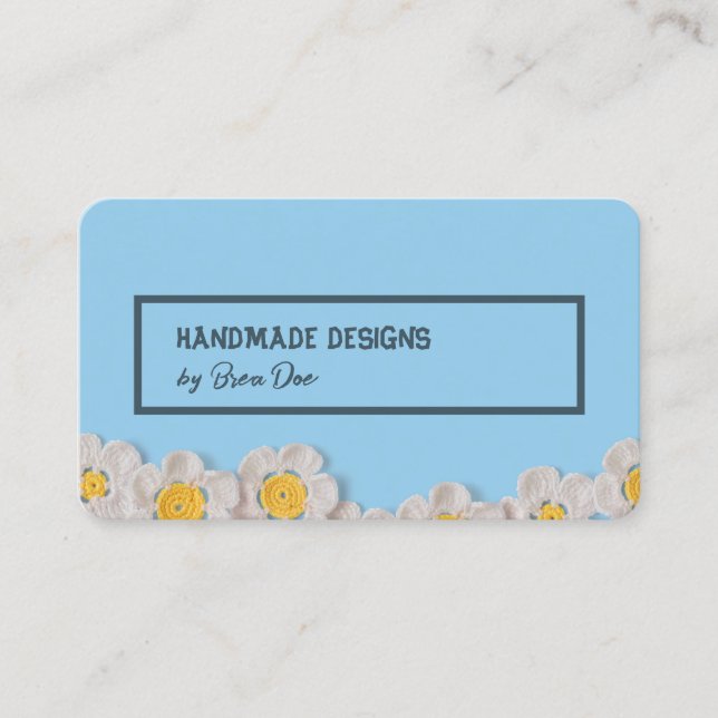 Crochet Knitting Business Card (Front)