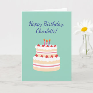 Crochet Knitting Crafty Mum Custom Happy Birthday Card