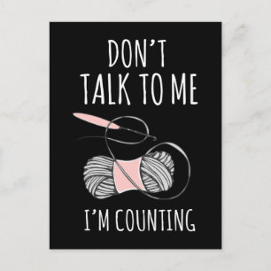 Crochet Mum Yarn Humour Crafting Grandma Postcard