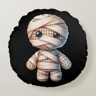 Crochet Mummy Round Cushion