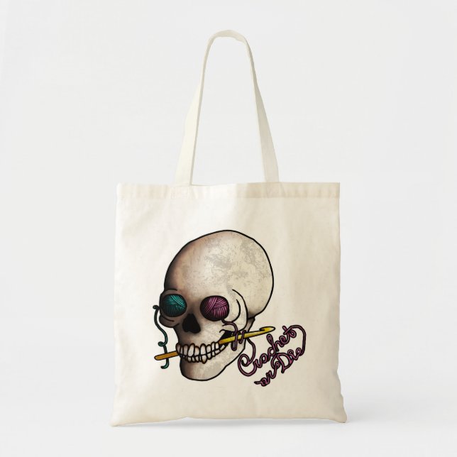 Crochet or Die, bag (Front)