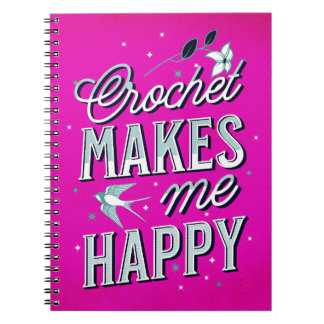 Crochet Spiral Bound Notebook