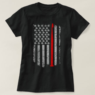 Crochet - USA - Flag  T-Shirt
