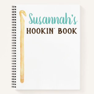 Crochet Watercolor Personalised Notebook