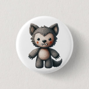 Crochet Werewolf 3 Cm Round Badge