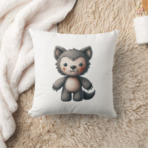Crochet Werewolf Cushion