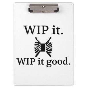 Crochet • WIP It Good Crafts Clipboard