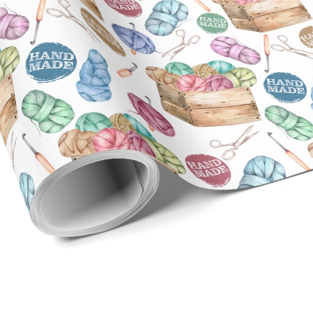 Crochet Wrapping Paper (Roll Corner)