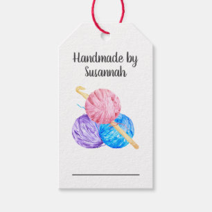 Crochet Yarn Handmade Craft Show Gift Tags