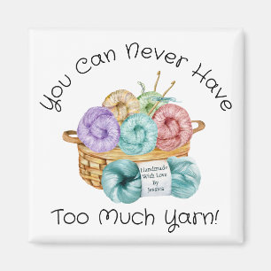 Crochet Yarn Personalised Magnet