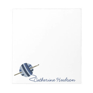 Crochet Yarn Personalised Notepad