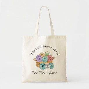 Crochet Yarn Personalised Tote Bag