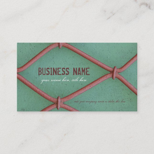 Crocheted Wires - Business Card (Front)