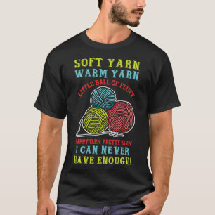 Crocheter crocheting knitting outfit for women fun T-Shirt