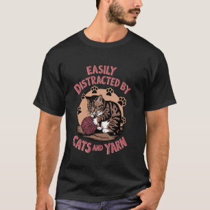 Crocheting Cats And Yarn for Seamstress Feline Own T-Shirt