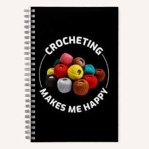 Crocheting Crochet Knitting Crocheter Notebook