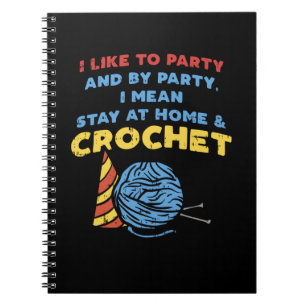 Crocheting Crochet Yarn Notebook