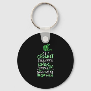 Crocheting Crocheter Gift Key Ring