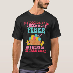Crocheting For Women Mom Knitting Yarn Crochet T-Shirt