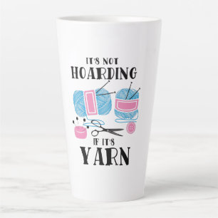 Crocheting Knitting Gifts Latte Mug