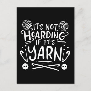 Crocheting Knitting Gifts Postcard