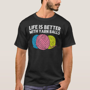 Crocheting Knitting Quilting Sewing Women Girls 2 T-Shirt