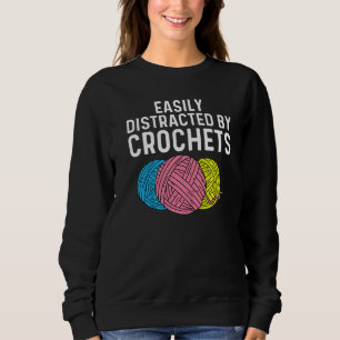 Crocheting Knitting Quilting Sewing Women Girls 5 Sweatshirt