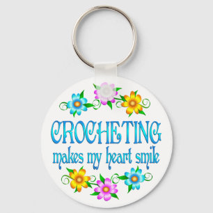 Crocheting Smiles Key Ring