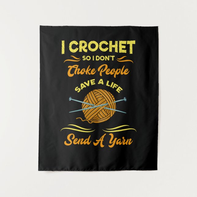 Crocheting Tapestry (Front)