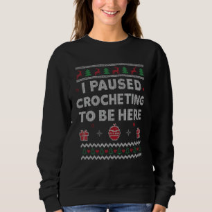 Crocheting Ugly Christmas  Crochet Yarn Xmas Sweatshirt