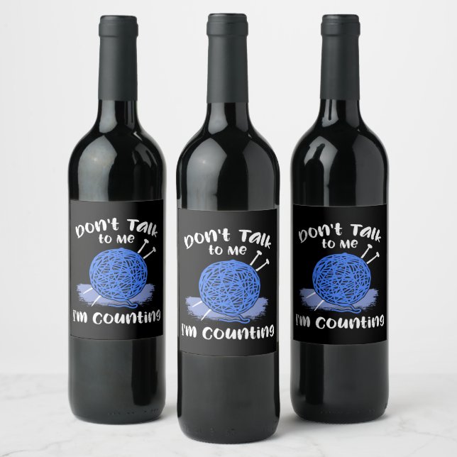 Crocheting Wine Label (Bottles)