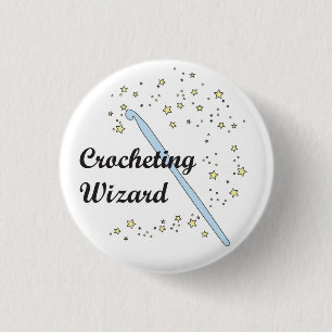 Crocheting Wizard Button