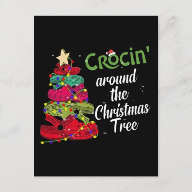 Crocin Around The Christmas Enclosure Card (Front)
