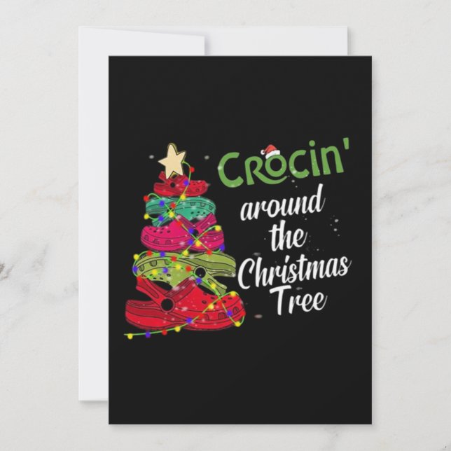 Crocin Around The Christmas Invitation (Front)