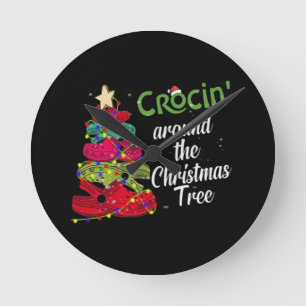 Crocin Around The Christmas Round Clock