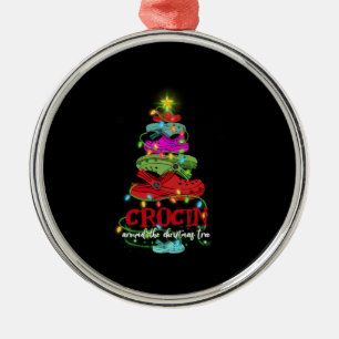 Crocin Around The Christmas Tree Gift Metal Ornament