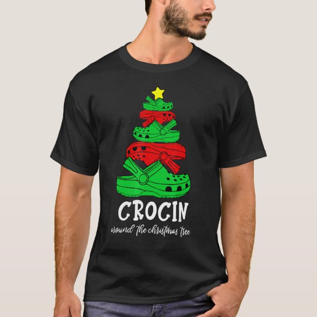 Crocin Around The Christmas Tree T-Shirt (Front)