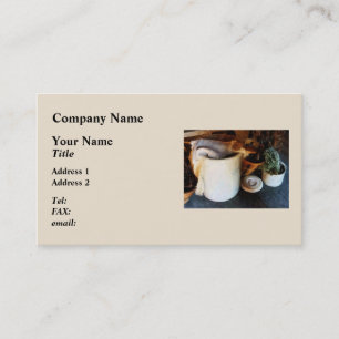 Crock and Barrel Business Card