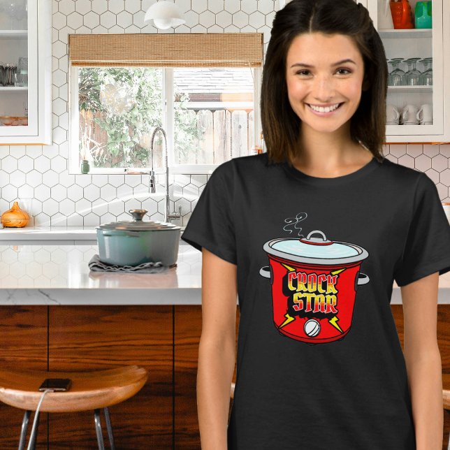 Crock Star Crock Pot Cooking T-Shirt (Crock Star Collection - T Shirt)