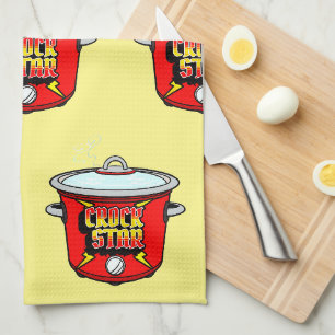 Crock Star Crock Pot Cooking Tea Towel