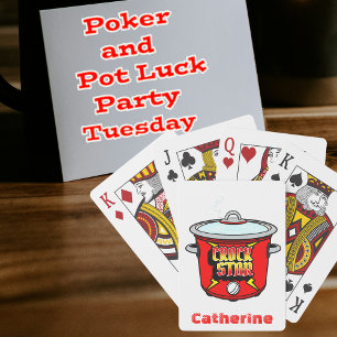 Crock Star Crock Pot  Personalised Playing Cards