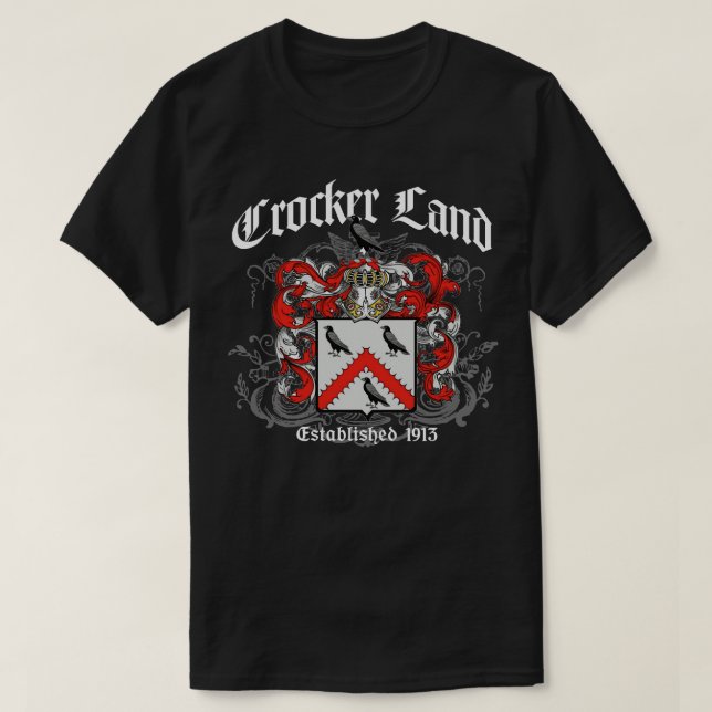Crocker Land T-Shirt (Design Front)