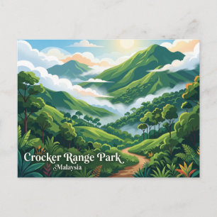 Crocker Range Park Malaysia Postcard