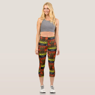 Crocky Classic Movie Parody Capri Leggings