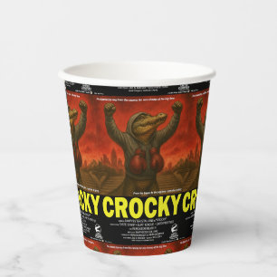 Crocky Classic Movie Parody Paper Cups