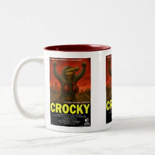 Crocky Classic Movie Parody Two-Tone Coffee Mug